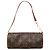 Louis Vuitton Pochette Papillon Monogram Castanho Marrom