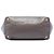 Prada Tote convertible aperto con zip anteriore in vitello morbido grigio Marrone - vista 3