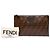 Clutch Fendi Brown Zucca Coated Canvas Marrone - vista 8