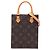 Louis Vuitton Brown Monogram Petit Sac Plat Marrom
