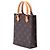 Louis Vuitton Brown Monogram Petit Sac Plat Marrom - vista 2