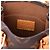 Louis Vuitton Brown Monogram Petit Sac Plat Marrom - vista 5