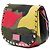 Borsa a tracolla Rockstud con patta in nappa verde e tela camouflage Valentino Verde oliva - vista 2