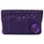 Autre Marque Clutch Dior Cannage Rose in vitello viola Porpora Viola scuro