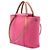 Hermès Pink Toile Cabag Elan PM Rosa - vista 2