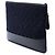 Clutch Chanel Gabrielle O Case in Tweed Blu e Vitello Ricamato, Large - vista 2