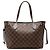 Louis Vuitton Brown Damier Ebene Neverfull PM Marrom
