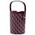 Mini borsa secchiello Gucci Red GG Supreme Shadow Rosso Bordò - vista 2