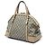 Borsa Gucci Beige Large GG Supreme Nice Dome Satchel - vista 2