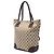 Borsa Tote Gucci Beige GG Canvas GG Charm - vista 2