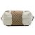 Borsa Boston Gucci in tela GG beige con Horsebit e borchie - vista 3