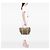 Borsa Boston Gucci in tela GG beige con Horsebit e borchie - vista 6
