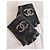 Chanel fingerlose Handschuhe aus schwarzem gestepptem Leder mit CC-Logo - Ansicht 6