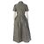Christian Dior Midi-Kleid Hahnentritt Schwarz Weiß - Ansicht 2