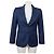 Loro Piana Einreihiger Wollblazer Blau