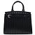 BORSA RALPH LAUREN RL50 MEDIUM 636917 IN PELLE MATELASSÉ NERA Nero
