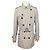 ABRIGO IMPERMEABLE BURBERRY TRENCH LARGO MEDIO BRIT 3801148 M 38 BEIGE COAT