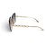 NEUE LOUIS VUITTON ECKIGE LV JEWEL LOGO SONNENBRILLE Golden - Ansicht 2