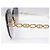 NEUE LOUIS VUITTON ECKIGE LV JEWEL LOGO SONNENBRILLE Golden - Ansicht 6
