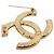 NEUE CHANEL LOGO CC PERLEN 2024 BROSCHE AUS GOLDFARBENEM METALL Golden - Ansicht 5