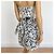 Vestido bustier Gucci de algodón y seda con estampado Negro Blanco - vista 8
