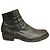 Autre Marque Officine Creative Black Leather Ankle Boots