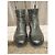 Autre Marque Officine Creative Black Leather Ankle Boots - view 7