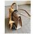 Hermès Kelly Mini II Sellier Tasche aus bicolor Leder Braun Grau - Ansicht 8