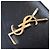 Autre Marque Clutch Saint Laurent Monogram in pelle nera Nero - vista 11