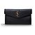 Autre Marque Clutch Saint Laurent Monogram in pelle nera Nero - vista 17
