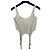 Autre Marque Top corset Dion Lee in cotone bianco con reggicalze