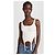Autre Marque Top corset Dion Lee in cotone bianco con reggicalze - vista 7