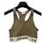 Céline Celine Sport-BH aus geripptem Baumwollmischgewebe Beige
