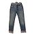 Jeans in denim blu da donna Missoni con tasche e risvolti zigzag multicolore