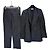 Completo gessato Isabel Marant Etoile Grigio antracite
