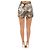Pantaloncini in seta da donna L'Agence Marrone Beige Verde Grigio - vista 6