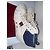 Baskets Gucci en toile blanches Bleu - vue 2