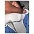 Baskets Gucci en toile blanches Bleu - vue 8