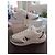 Sneakers bianche e argento Calvin Klein Bianco Metallico - vista 6