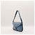 Autre Marque Borsa a tracolla in pelle blu con borchie - vista 2