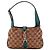 Gucci Jackie Hobo Bag Monogram Canvas Braun Monogramm