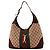 Borsa Hobo Jackie in tela monogram Gucci Marrone Monogramma