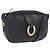 Borsa a Tracolla Christian Dior Trotter PVC Pelle Nero Tono Oro Auth 201320