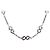 Collana GIVENCHY metallo Silver Auth SW2820 Argento