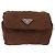 PRADA Schultertasche mit Kette Nylon Brown Gold Tone Auth 203074 Braun - Ansicht 13