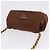 PRADA Schultertasche mit Kette Nylon Brown Gold Tone Auth 203074 Braun - Ansicht 6