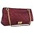 Borsa a tracolla con catena CHANEL 2.55 Matelasse in pelle d'agnello rossa e oro CC Auth ka6142SAV Rosso