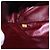 Borsa a tracolla con catena CHANEL 2.55 Matelasse in pelle d'agnello rossa e oro CC Auth ka6142SAV Rosso - vista 12