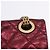Borsa a tracolla con catena CHANEL 2.55 Matelasse in pelle d'agnello rossa e oro CC Auth ka6142SAV Rosso - vista 19