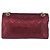 Borsa a tracolla con catena CHANEL 2.55 Matelasse in pelle d'agnello rossa e oro CC Auth ka6142SAV Rosso - vista 2